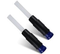 SECALIFE Lot de 2 accessoires pour aspirateur Vac Mate - Brosse à poussière rigide - Pailles en plastique flexible - Kit de nettoyage pour voiture