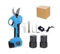 Sécateur, 16.8V sécateur sans fil Lithium-ion sécateur ciseaux efficaces bonsaï branches électriques outils de jardin électrique SC-8604, Coupe de précision(Two batteries(box))