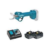 Sécateur 18V 30mm DUP181Z + 2 batteries BL1830B 18V 3 Ah + chargeur rapide DC18RC MAKITA