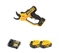 Sécateur 18V DCMPP568N-XJ + 2 batteries 18V 5 Ah + chargeur DCB1104-QW DEWALT