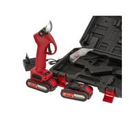 Sécateur a assistance électrique sans fil coupe 30mm fourni avec 2 batteries 21V