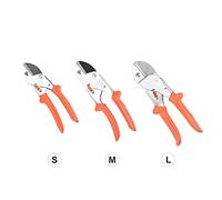 Sécateur à Lame en Acier avec poignées ergonomiques, Ciseaux de Jardinage, bonsaï, Outil Manuel de Jardinage Professionnel, kit de Ciseaux pour Plantes, Roses, Fleurs, Arbres (S)