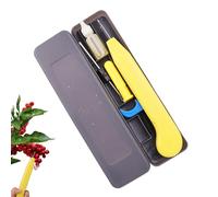 Sécateur À Main Pour La Taille Des Poivrons,Ciseaux Manuels | Sécateur À Tête Courbée Pour La Taille Du Thé,Pour Branche De Thé Fleuriste Arbre D'Intérieur Pelouse Jardin Branche