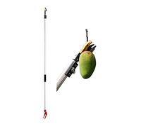 Sécateur d'arbre longue portée, cueilleur de fruits, vivaneau à poignée télescopique de 7 pieds, sécateur de jardin pour branches d'arbres, coupe-fruits de dérivation de branches(1.5mm)