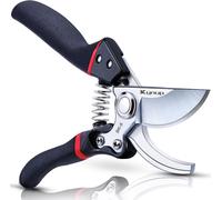 Secateur de Jardin, 8.6"" Sécateur Jardin Professionnels, Ciseaux Jardinage Plante, Tondeuses Pour Plantes, Outils de Jardin, Noir