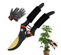Sécateur de jardin - Ciseaux de jardin - Ciseaux de jardin - Ciseaux de taille professionnels de 20,46 cm - Multifonction - Coupe-arbres à fleurs - Outils de jardinage - Lacets à main