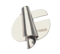 Sécateur de jardin de qualité supérieure 2025 - Pied universel pour ourlet roulé, 9 mm, 10 mm, 2 tailles - Pied presseur pour machine à coudre - Industriel - Argenté - Taille unique