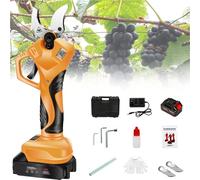 Sécateur De Jardin électrique 600w, Cisailles électriques De Taille sans Fil avec Moteur Brushless 68v, avec 1 Et 2 Batteries Rechargeables 4ah Et Lames, pour Couper Les Branches, Arbustes 1 Battery