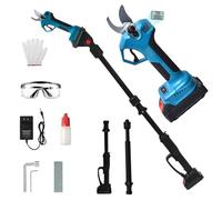 Sécateur de jardin électrique sans fil de 30 mm avec tige d'extension, batterie de 4000 mAh, compatible avec Makita 18 V, largeur totale de 4 m, coupe de 30 mm