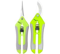 Sécateur De Jardin | Kit De Deux Coupeurs Manuels - Cisailles De Jardinage,pour la Cuisine l'Extérieur le Verger la Ferme l'Aménagement Paysager l'Arrière-cour la Serre et
