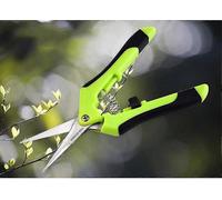 Sécateur de jardin, Sécateur Gardena, Sécateur de jardin professionnel, Sécateur de précision à pointe haute, Sécateur à lame droite en acier inoxydable, Mains pour bonsaï, Ressort Ha