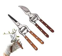 Sécateur De Jardinage,Coupe-Bypass Polyvalent Manuel | 2 Pièces Cisailles De Jardinage En Acier Inoxydable - Pour Jardiniers Fleuristes D'Extérieur Arbres Fruitiers Fleurs