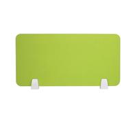 Sécateur de jardinage, Écrans de protection anti-éternuements, séparateurs de bureau, réduisant le bruit et les distractions visuelles for l'école et le bureau(Yellow-green,100*30cm with flat bottom c