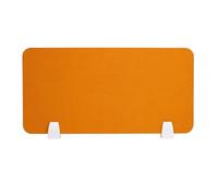 Sécateur de jardinage, Écrans de protection anti-éternuements, séparateurs de bureau, réduisant le bruit et les distractions visuelles for l'école et le bureau(Orange,60*30cm with flat bottom clip)