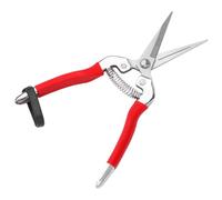 Sécateur de Jardinage en Acier Inoxydable, Poignée Antidérapante Rouge | Outil de Taille Multifonction, Design Ergonomique, Nettoyage Facile, Usage Jardin, Branches et Arbustes