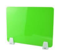 Sécateur de jardinage, Séparateur de bureau en acrylique, écran de protection contre les éternuements, séparateurs de tests for étudiants, panneau de séparation pratique for l'école et le bureau(Green