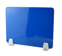 Sécateur de jardinage, Séparateur de bureau en acrylique, écran de protection contre les éternuements, séparateurs de tests for étudiants, panneau de séparation pratique for l'école et le bureau(Blue,