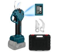 Sécateur électrique 45 mm compatible pour Bosch GBA 18 V (Sans batterie) | sans fil Moteur sans balais Scie d'élagage électrique Ciseaux LCD pour tailler les arbres fruitiers