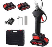 SÉCateur ÉLectrique, 48VF Rechargeable Sécateur électrique sans Fil Professionnel pour Jardins Parcs Fermes Serres