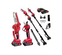 Sécateur électrique, ensemble tronçonneuse + taille-haie, LINFE, moteur sans balais, extensible et rotatif, outil de jardinage multifonctionnel