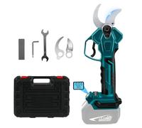 Sécateur électrique Makita 18 V sans fil, ouverture 65 mm, diamètre de coupe max. 40 mm, écran LCD, pour branches d'arbres et fleurs
