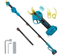 Sécateur électrique sans fil 2 en 1 pour Makita 18 V - Scie d'élagage électrique sans balais - Ciseaux LCD pour élaguer les arbres, les arbres fruitiers (sans batterie)