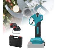 Sécateur électrique sans fil 21 V, Sécateur électrique, 2 batterie 1300 mAh, 800 W, 2 vitesses réglables, rechargeable, 25mm