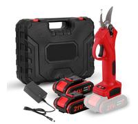 Sécateur Électrique Sans Fil 21V, 600W Puissant Avec 2 Batteries Rechargeables Coupe 30mm, Prise Européenne, Outil De Jardinage