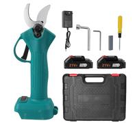 Secateur Electrique Sans Fil 25mm, Secateur Electrique avec 2 * 9000mAh Batteries, Sécateur Électrique Professionnel, Secateur a Batterie Adaptées à l'élagage, au Jardinage, aux Arbres Fruitiers