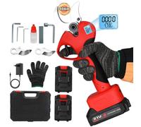 Sécateur Électrique Sans Fil 40Mm Avec Écran LCD, Moteur Brushless 800W, 2 Batteries 1500mAh Rechargeables, Coupe-Vigne Et Arbres