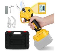 Sécateur électrique sans fil 45 mm pour Dewalt 18 V 20 V - Moteur sans balais - Scie d'élagage électrique - Ciseaux LCD pour élaguer les arbres, les arbres fruitiers (sans batterie)