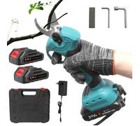 Sécateur Électrique Sans Fil, 45MM Sécateur à Batterie 4 Réglages Cisailles Électriques Sécateur pour Branches, Arbustes, Troncs