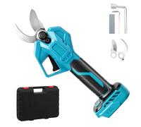 Sécateur électrique sans fil 50 mm sans balais compatible avec Makita 18 V, avec écran LCD et lames de rechange, sécateur portable pour une coupe efficace (sans batterie ni chargeur)