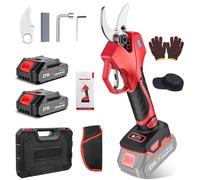 Secateur Electrique Sans Fil, 50mm Sécateur Électrique avec et Écran LCD, Secateur a Batterie 3000mAh, Lames Sharp Sk5, Moteur Sans Balais, Coupe Branche Electrique pour Vigne, Arbustes, Succursales