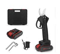 Sécateur électrique sans fil 88VF avec 1/2 pc batterie Lithium-ion efficace coupe-élagage bonsaï arbre fruitier(1pcs Battery black)
