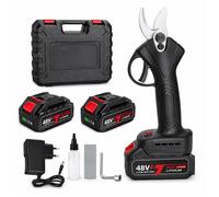 Sécateur électrique sans fil ADM 2 batteries lithium Coupe 25 mm Taille arbres vigne jardin