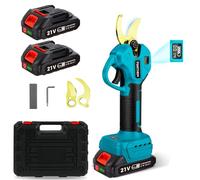 Sécateur Électrique sans Fil avec Batterie 21V 4000mAH, 45mm Secateur à Batterie Professionnel Secateur de Jardin avec LCD, Moteur sans Balais pour Jardinage, Vigne, Arbre Fruitier