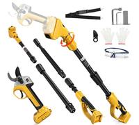 Sécateur électrique sans fil avec Perche télescopique pour Dewalt 20 V 18 V (sans batterie), Moteur sans balais Ciseaux à Batterie Perche Élagueuse pour élaguer les arbres, les arbres fruitiers