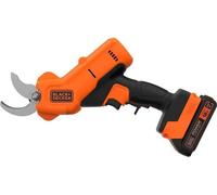 Sécateur électrique sans fil + batterie 2Ah + chargeur - BLACK+DECKER - BCPP18D1-QW - 18V - Coupe 25mm