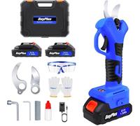 Sécateur Électrique Sans Fil Brushless DAYPLUS, 2x1,5Ah Batteries, Professionnel Sécateur Lame Convient Pour Les Jardins