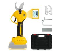 Sécateur Électrique Sans Fil Brushless, Diamètre de Coupe de 45 mm, Sécateur Electrique Professionnel Compatible avec Dewalt Batterie 20V, Professionnel Sécateur Lame Convient avec LCD (Sans Batterie)