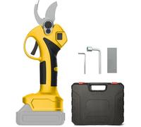 Sécateur Électrique Sans Fil Brushless, Diamètre de Coupe de 55 mm, Sécateur Electrique Professionnel Compatible avec Dewalt Batterie 20V, Professionnel Sécateur Lame Convient avec LCD