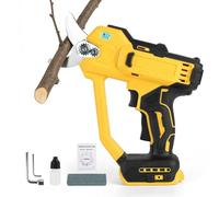 Sécateur Électrique Sans Fil Compatible Dewalt 18V/21V Batterie, Coupe 30mm | Coupe Branche Électrique, Sécateur Batterie Coupe Jusqu'à 30 mm, Idéal Taille Arbres Fruitiers, Vigne, Haies, Rosiers, Jardin