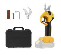 Sécateur électrique sans fil pour Dewalt 20V (sans batterie) | Coupe-branches sans fil, sans balais, 2 vitesses, diamètre de coupe 30mm, pierre à aiguiser et lames de rechange