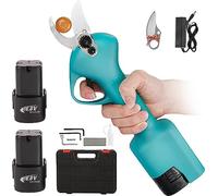 Sécateur Électrique sans Fil Professionnel 16.8 V, Diamètre de Coupe de 30 mm, 3000 mAh Sécateur électrique sans Fil avec Batterie et Chargeur,6-8 Heures de Travail