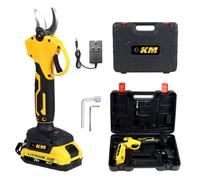 Sécateur électrique sans fil, Sécateur électrique, lame en acier à haute teneur en carbone SK5, 30 mm, 1500 W, 70 dB, tranchant