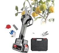 sécateur électrique, Sécateur de jardin 21 V avec écran LCD, diamètre de coupe de 1,7 pouce, 1 batterie