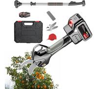 sécateur électrique, Sécateur électrique de jardin sans fil avec 2 batteries rechargeables et lames de 45 mm de diamètre.