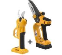 Stiga Kit d'élagage à batterie SP 100e – sécateur+scie, 20 V, coupe 50 mm, 1 batt. 2 Ah+chargeur