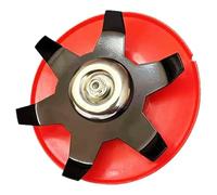 Sécateur multi-usage de 20,3 cm pour tondeuses, installation sans effort et solide dans les zones humides ou rugueuses, disque de coupe d'herbe